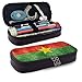 Produktbild Burkina Faso Flagge Hochleistungsleder Bleistiftetui Bleistiftstift Schreibwarenhalter Große Aufbewahrungstasche Box Organizer School Marker Pen Tragbare Kosmetiktasche