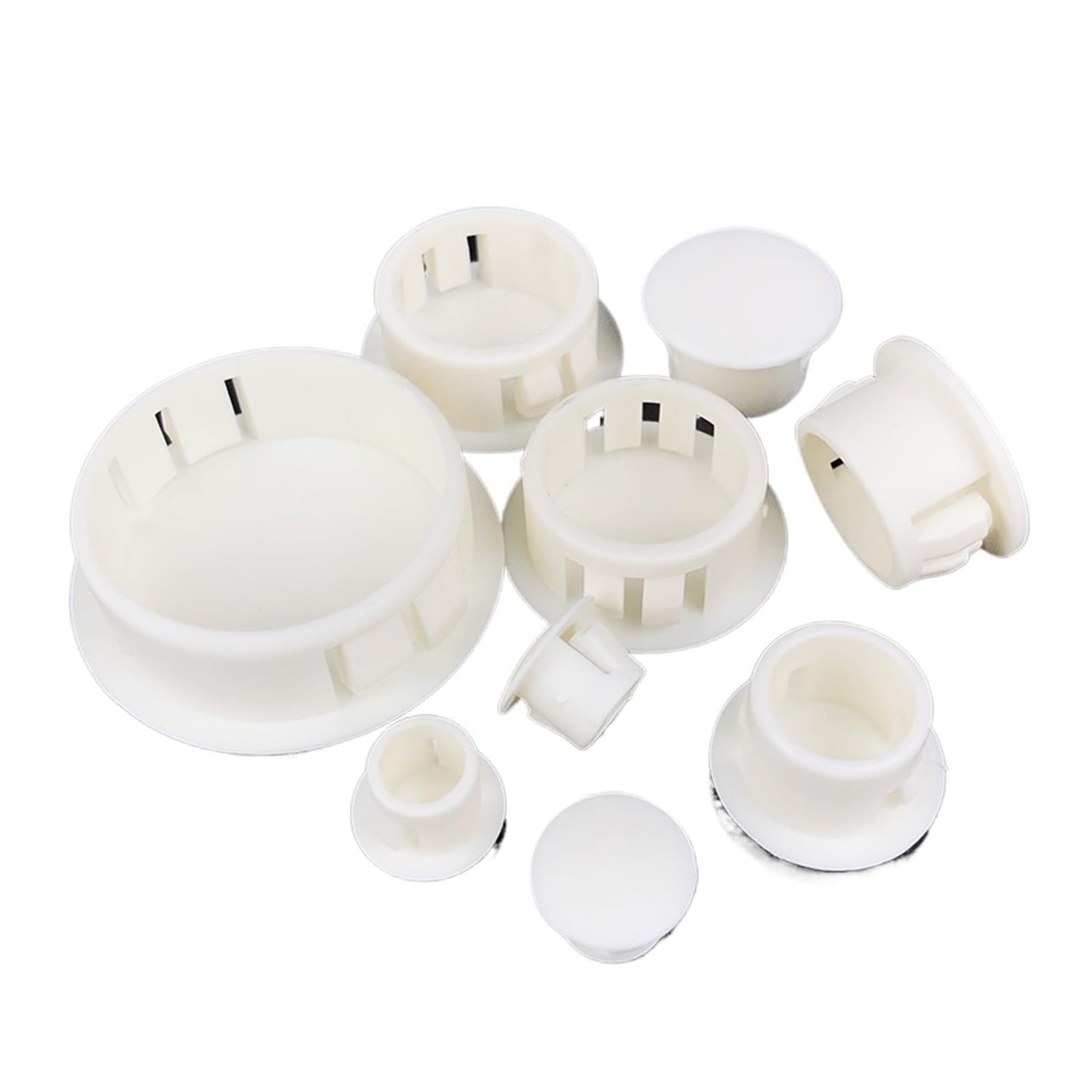 Tapas redondas de plástico de 18mm para renovar el aspecto visual de sus muebles blancos