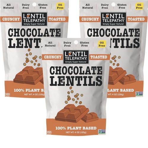 Lentil Telepathy Crunchy Toasted Snacks - Healthy Low Calorie Snacks,