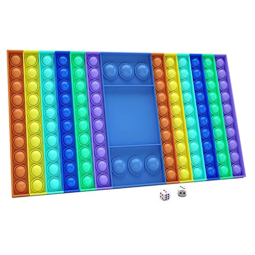 Big Pop Board 2 Player Big Dice Chess Fidget Pop Bubble Toy Game | Interactive Stress Relief Sensory Toys for Children… - Image 8