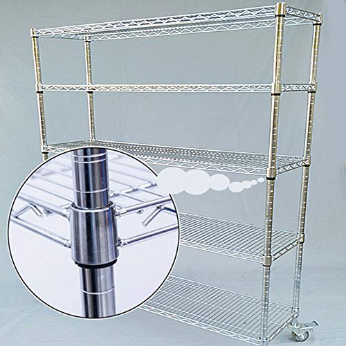 Wire Shelf Clips,36 Pairs 72 Pack,Wire Shelving Shelf Lock Clips for 1