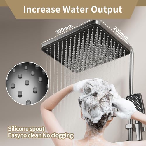 Colonne de douche à LED réglable avec affichage numérique de la douche
