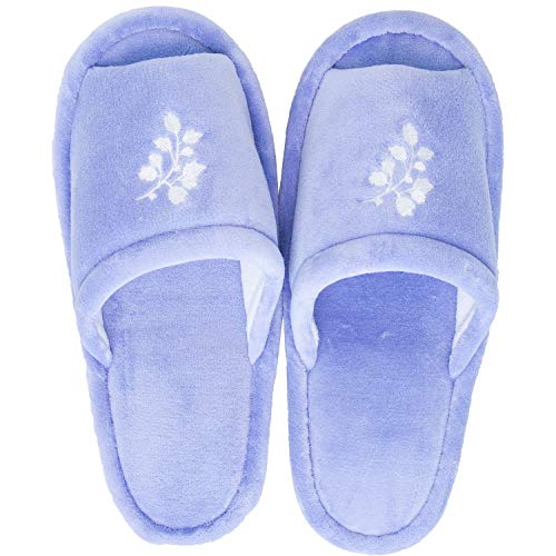 オカ(OKA) スリッパ ブルー 足のサイズ 約25cmまで グリーンデイ リーフ