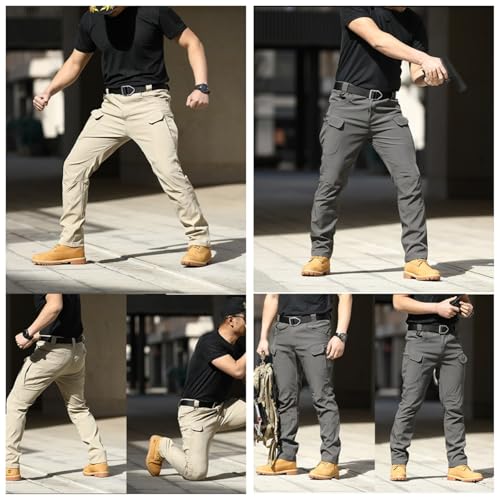 Rugstor Flexcamo - Tactical Waterproof Pants, Quick Dry Tactical Pants, Men’s Flex Camo Cargo Pants 6