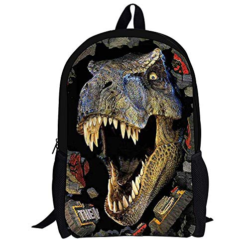 VNFDAS T Rex mochila con estampado de dinosaurios para niños