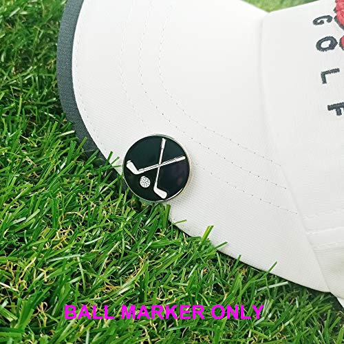 Image of Golf Ball Markers Assorted Patterns Value Pack of 12 Golf Gifts, Golf Cap Clips and Divot Repair Tools Parter Accessories Sets for Men Women Kids Golfer(Skull Ball Markers)
