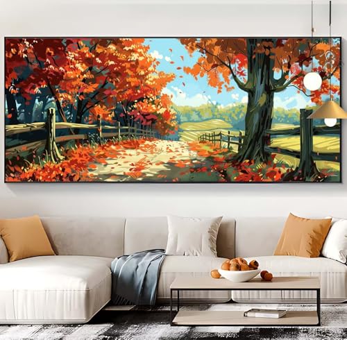 Painting Diamant Arbre 60x130cm contre le stress | Kit artisanat maison