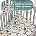 Moonlight Family Mini Crib Mattress, 38”x24”x3 Premium Foam Portable Mattresses, Odorless & Steady Crib Mattress fits Most Mini Cribs, Giraffe