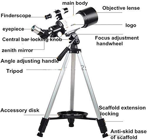 Telescopio Astronómico Profesional Refractor Portátil miniatura 4