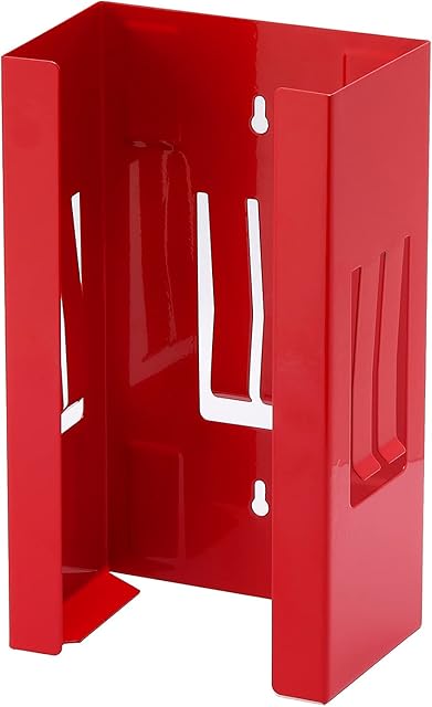 CASOMAN Magnetic Glove/Tissue Dispenser, Black Glove Dispenser Wall Mount, Glove Box Holder, 8LBS Capacity