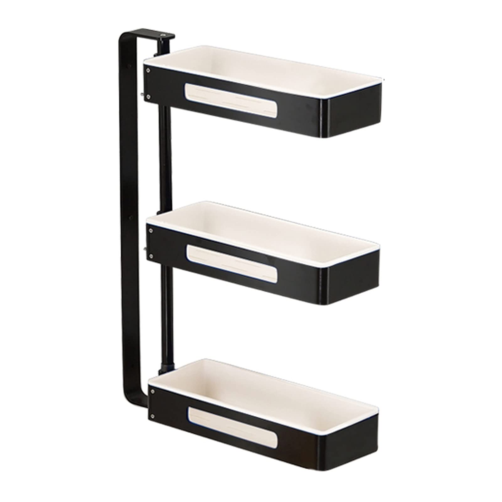 TOMYEUS Shower Caddy Bathroom Shelf 2 Tier Bathroom Shelf Wall Mounted Shelves Holder Floating Shelves Wall Mounted Storage