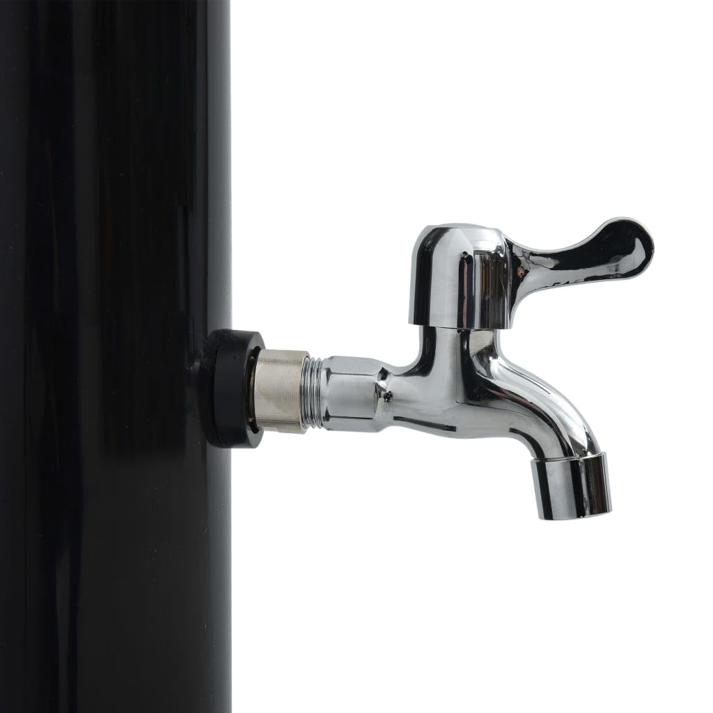 Generico Doccia ad Energia Solare Nera 220 cm 20 L,Casa e Giardino,Piscine e Spa,Accessori per Piscina e spa-92310