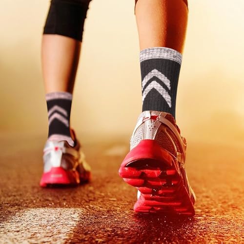 OATIPHO Herren Sportsocken 5 Paar - Warme Winter Wandersocken Gepolstert