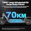 EVERCROSS EV10K MAX E Scooter mit Straßenzulassung (ABE), 70KM Reichweite, Faltbarer Offroad Elektroroller für Erwachsene mit APP,10'' Electric Scooter mit 400W Motor,Duale Stoßdämpfer #2