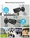 ZOSI 3K Lite Security Camera System Indoor Outdoor,AI Human/Vehicle Detection,Night Vision,Remote Access,4pcs 1080P 1920TVL Weatherproof Surveillance Cameras,H.265+ 8CH CCTV DVR(NO HDD)