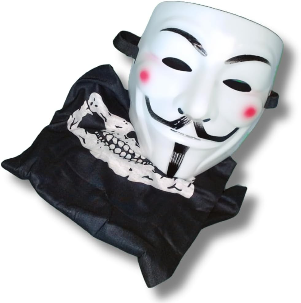 Compatible Hacker Mask Costume for Project Zorgo and Spy Ninjas Fans!