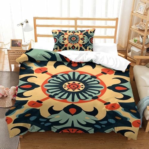 Parure de lit 3D Man Bat avec housse de couette zippée en microfibre - 2