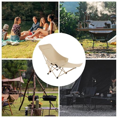Chaises de camping extérieur légères réglables | Fini le mal de dos en chaise pliante - 6