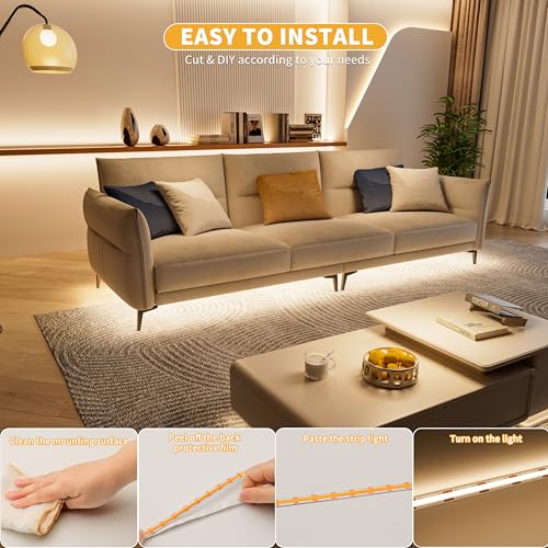 Tira LED COB USB PAUTIX 5V 2m 640 LEDs Dimmable 4000K miniatura 5