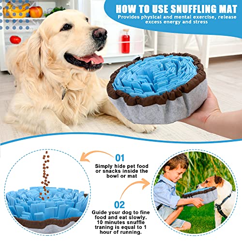 Friendly Barkz Adjustable Snuffle Mat for Dogs, Cats with Suction Cup, Dog Enrichment Toys with Pet Training Clicker to… - Image 5