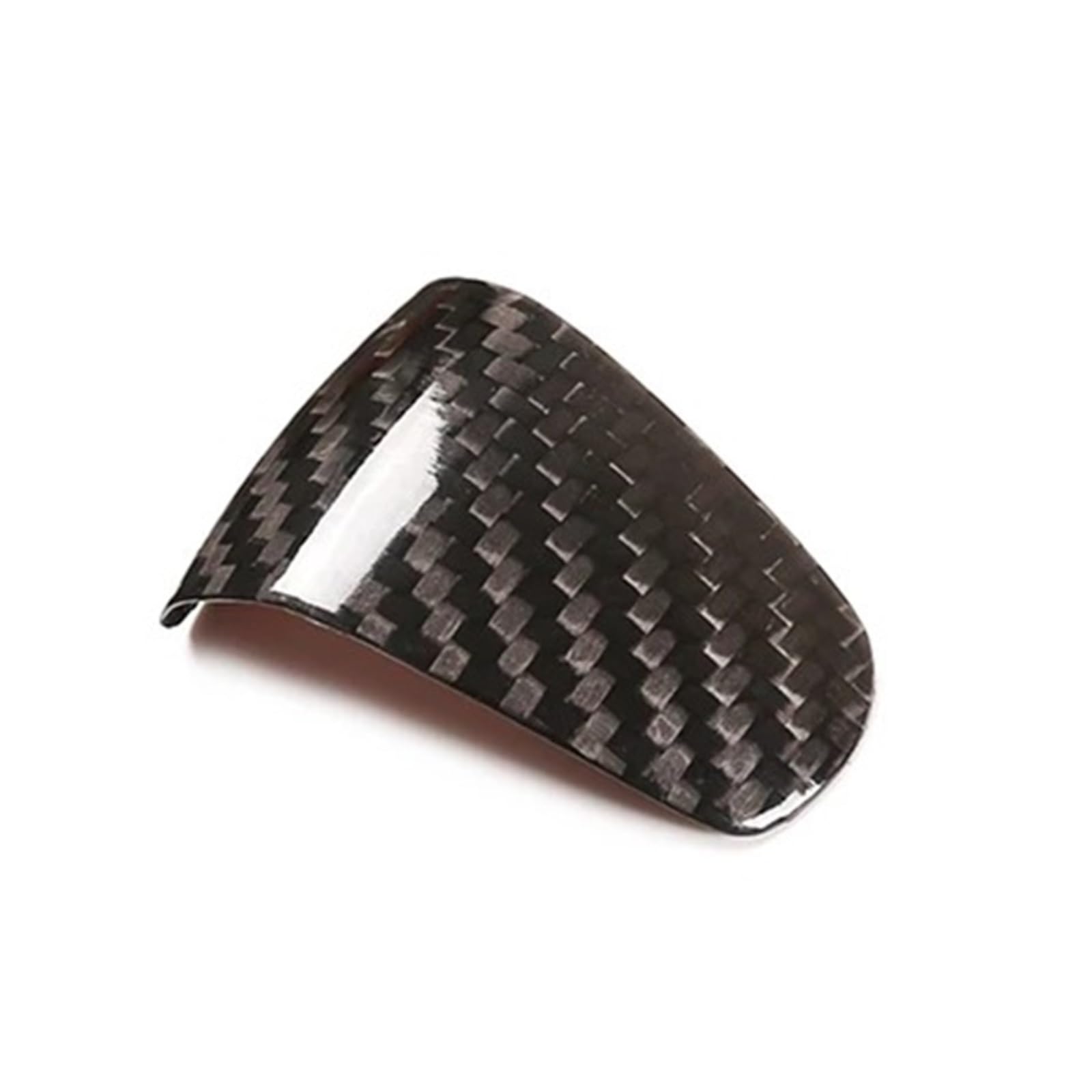 DWTNMEX Gear Shift Knob for Ecosport for S-MAX 2015-2018 Real Carbon Fiber Car Center Console Gear Shift Head Cover Sticker Accessories(Cear Handle Sequins)