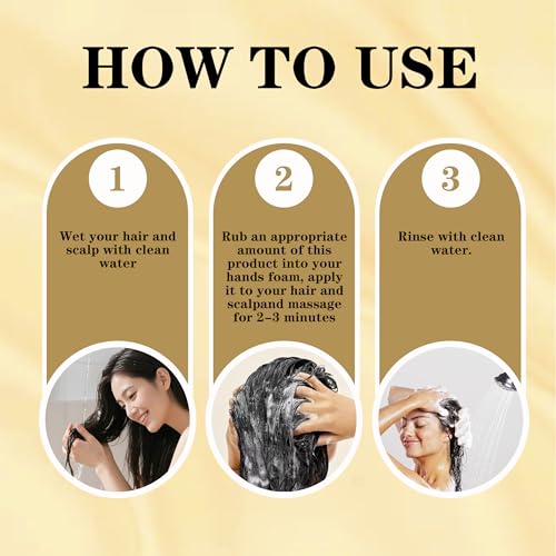 Image of Remimpi Anti Hair Loss Shampoo, Anti-Hair Fall Promote H air Growth Shampoo-Women with Thinning Hair, Daily Hair Care Routine, for All Hair Types-2Pcs(200ml)