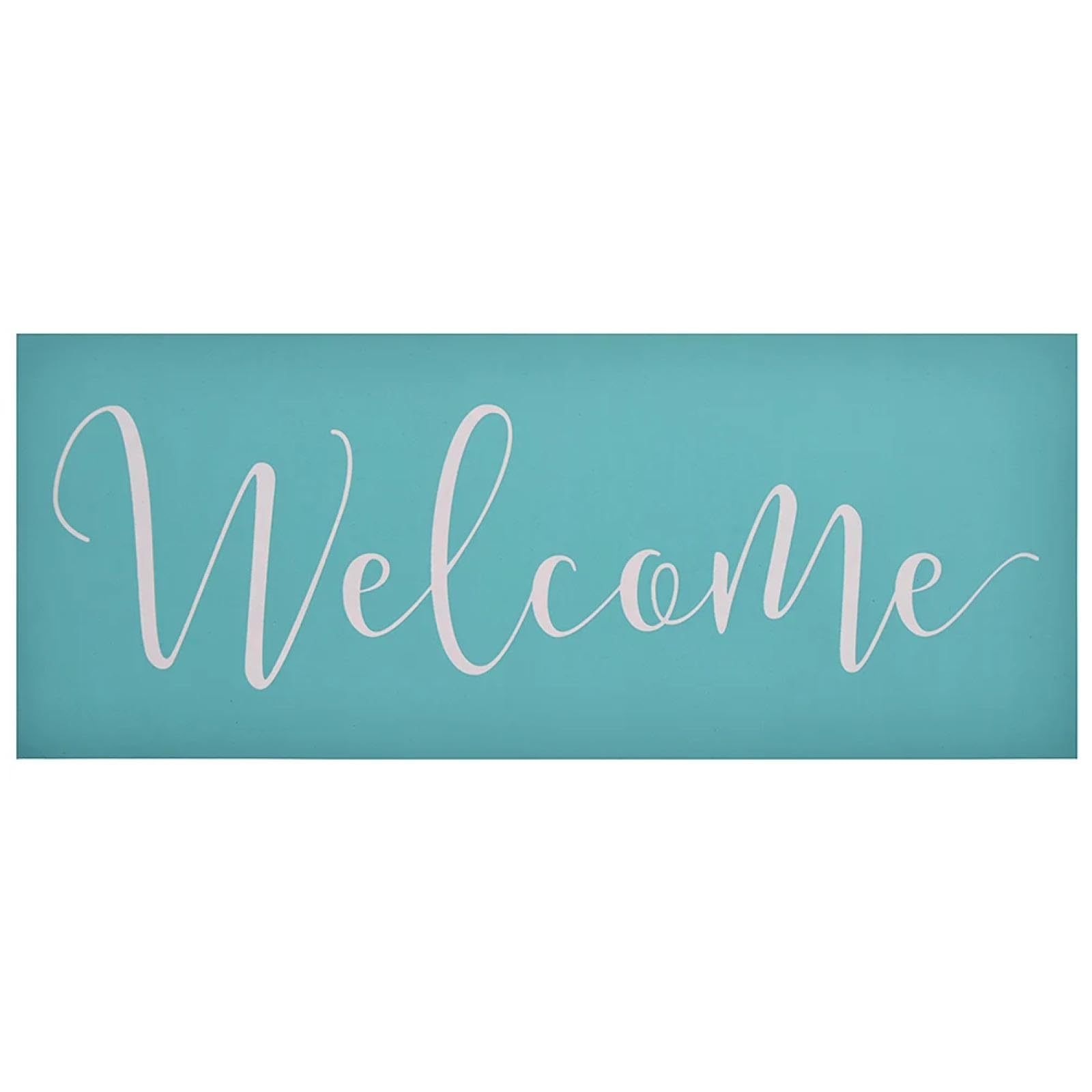 MANGOUSONG Screen Printing Kit,36.5x14.5cm Small Welcome Silk Screen Stencils Reusable Silkscreen Print Kit for Printing Handbag Decoration Template ?Seal Tool