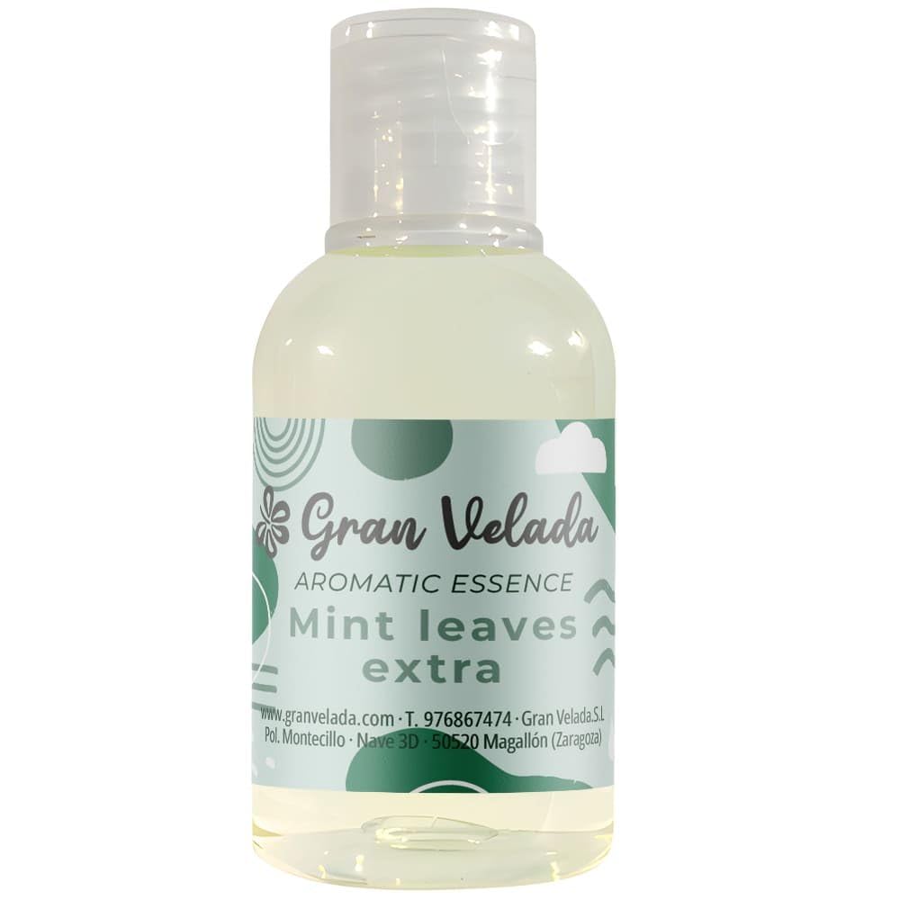 Gran Velada - Duftöl Minzblätter Extra 1000 ml | Hochkonzentriertes Aroma für Seifen, Kerzen & Kosmetik, Frische Minze, Eukalyptus & Moschus, Professionelles Parfümöl für DIY Projekte