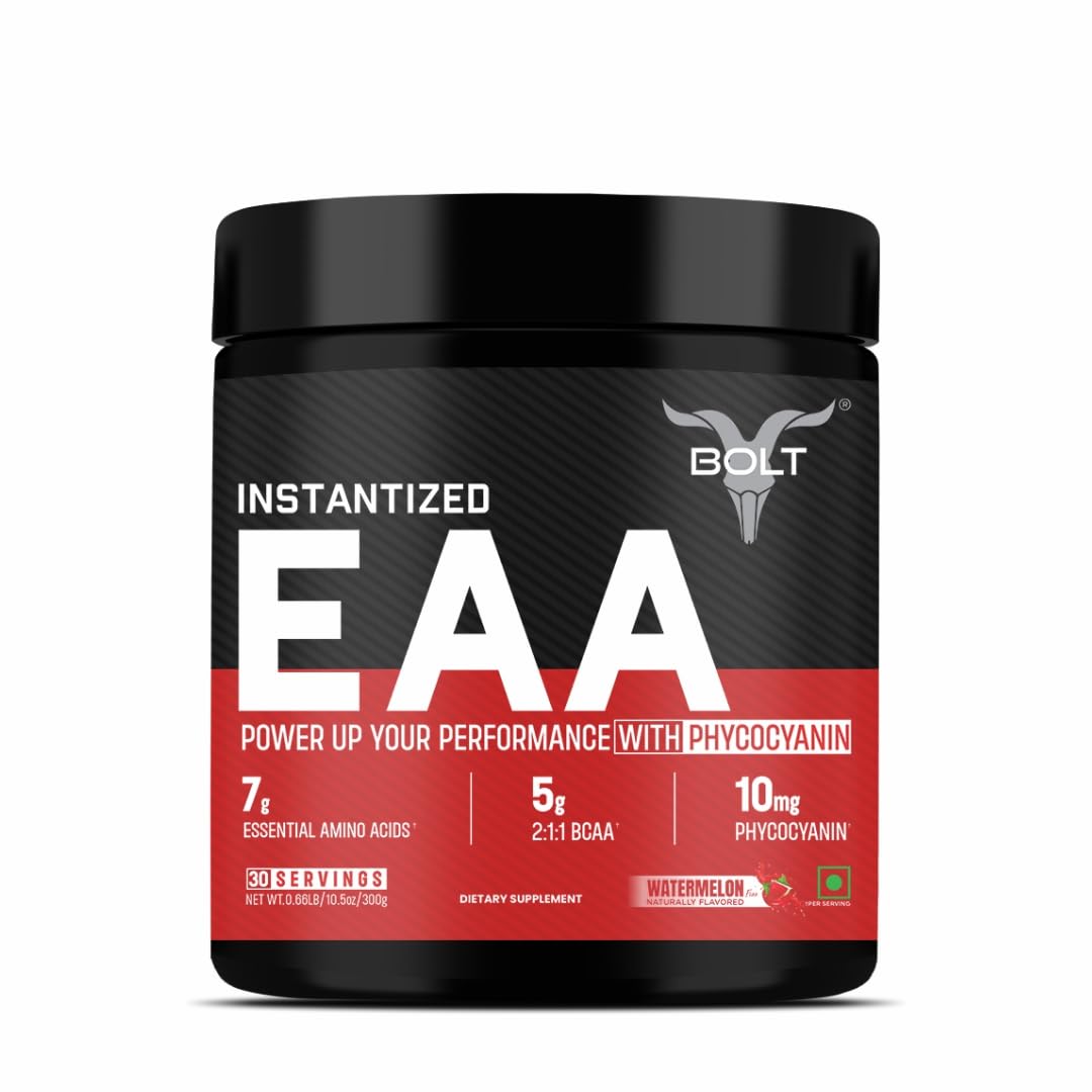 Bolt Nutrition Eaa 300Gm, 30 Servings|Nine Essential Amino Acid With Bcaa 5000|Eaa Supplement For Men & Women- Watermelon Fizz, Powder (B0CQD516D2) Amazon Price History, Amazon Price Tracker