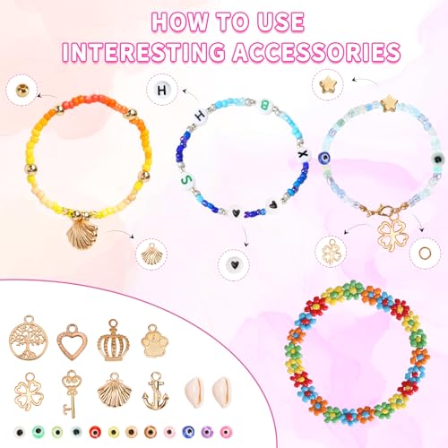 Perles de rocaille avec accessoires et breloques pour ne plus manquer d'idées bijoux - 5