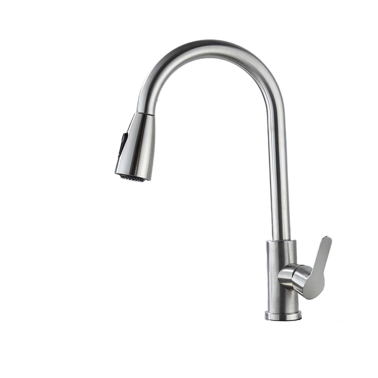 Robinet de cuisine en acier inoxydable 304 au design épuré avec mitigeur eau chaude et froide