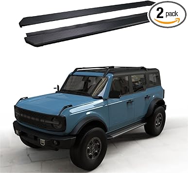 2023 Bronco Accessories Amazon Com Side Step For Ford Bronco 4dr 2021 2022 2023 Nerf Bar Running Board Accessories 4 Door Automotive