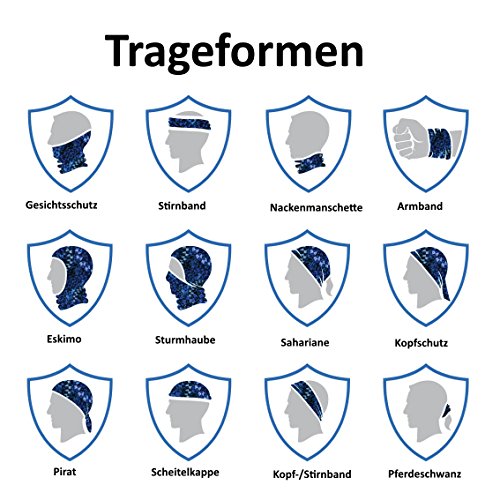 VaModa SA Face Shield Fascia Bandana Maschera