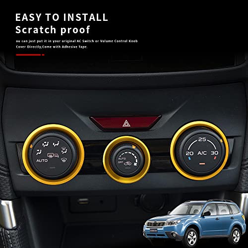 Boutons De Commande Climatisation AC - Lot De 3 - Pour Peugeot 206, 206+, 207 - Remplacement Direct