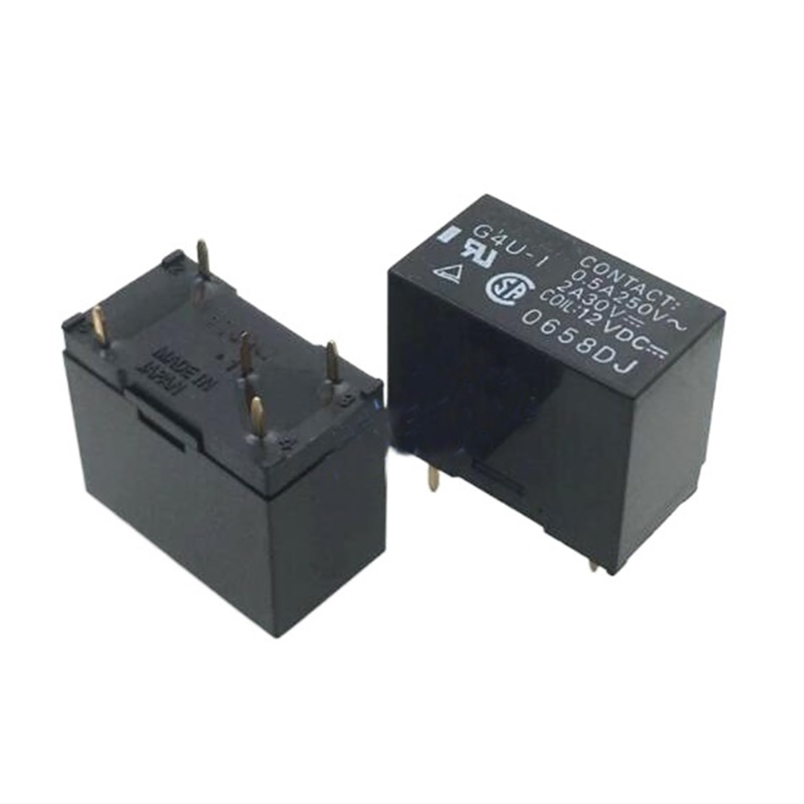 GVBAEPIEO Relay G4U-1-E-12VDC G4U-1-E G4U-1 G4U1E-12VDC G4U1E12VDC 12VDC DC12V 12V DIP5 10pcs/lot(10pcs)