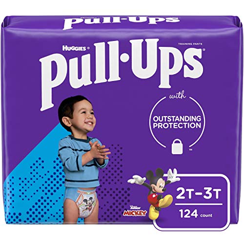 Pull-Ups Learning Designs Boys' Training Pants, 2T-3T, 124 Ct