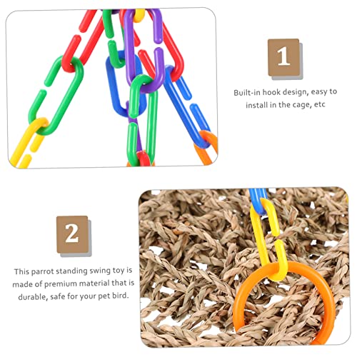 YARNOW-Bird-Cage-Swing-Parrot-Climbing-Toy-Bird-Plaything-Parrot-Chew-Toy-Bird-Cage-Toy-Bird-Toy-Parrot-Toy-Bird-Cage-Plaything-Bird-Swing-Toy-Bird-Cage-Supply
