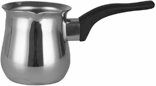 Uniware Calentador de café y leche de acero inoxidable y mantequilla/chocolate (24 onzas+12 onzas)