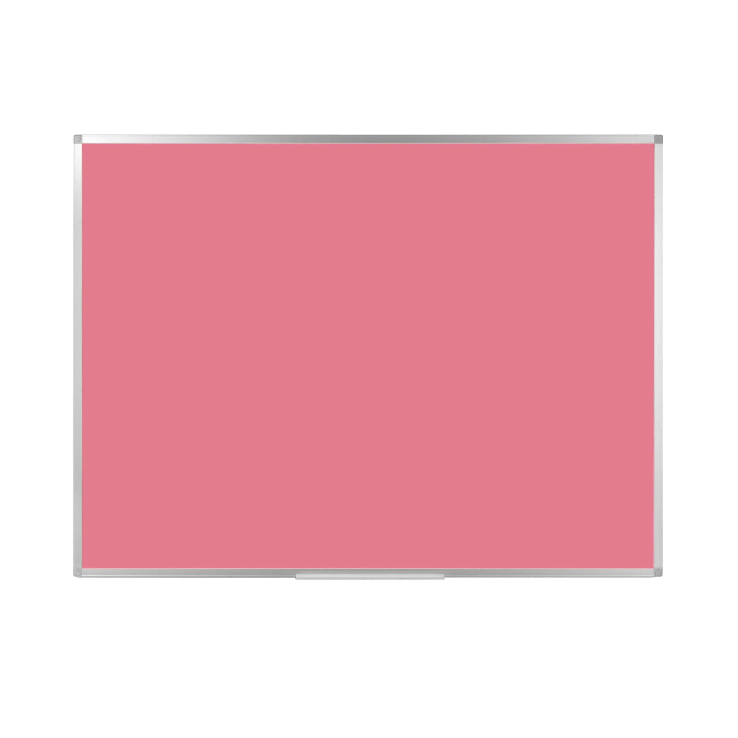 Bi-Office Ayda Magnetisches Fuchsia Board, 120 x 90cm, Lackierte Stahloberfläche, Aluminiumrahmen