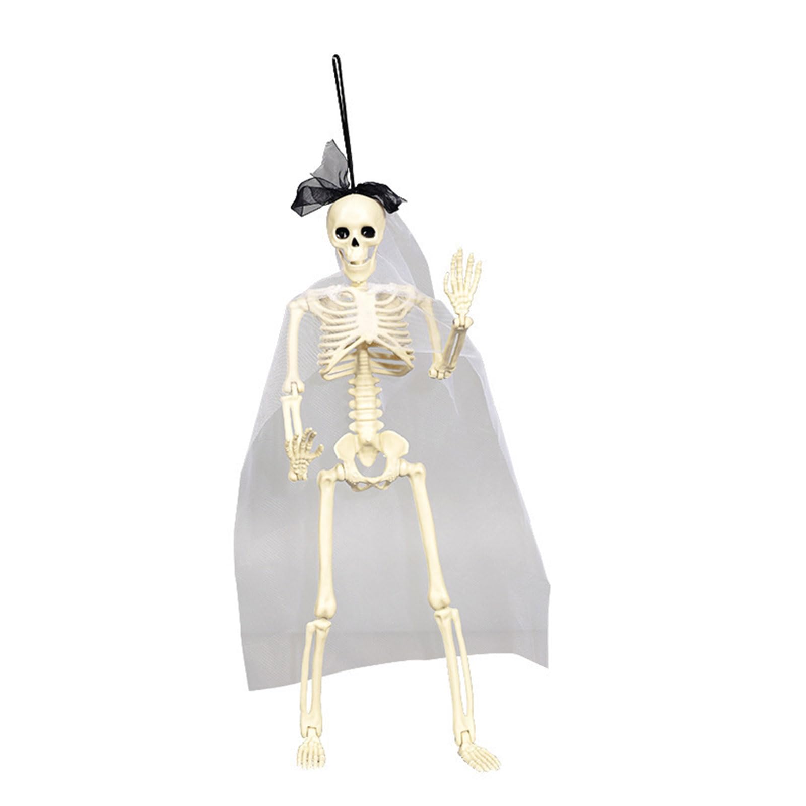 YWLUUOO Realistic Skeleton Figure Halloween Decoration with Movable Joints for Haunting House Halloween Party Display Home Decoration Skeletons