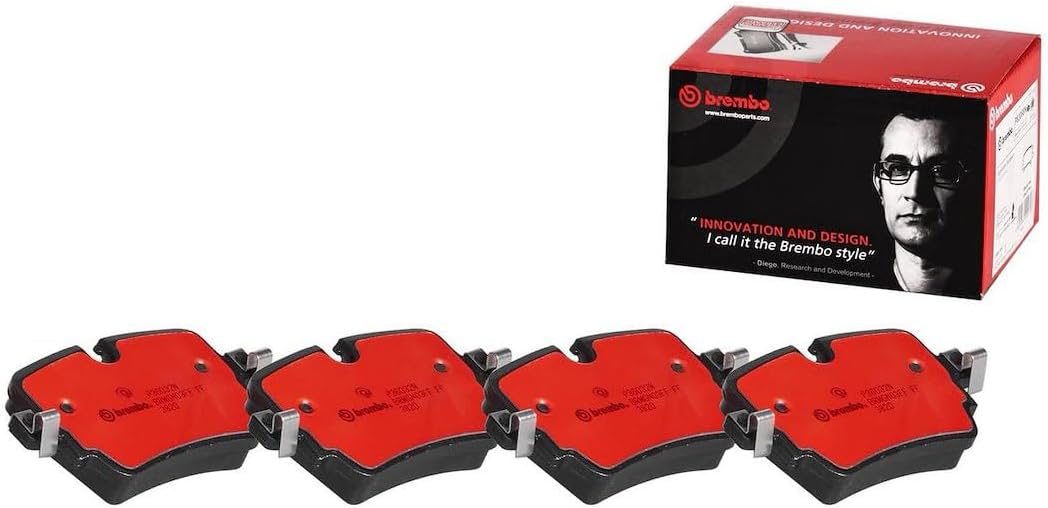 Brembo P36032N Premium Ceramic Rear Disc Brake Pad Set JAGUAR OE# C2D49906