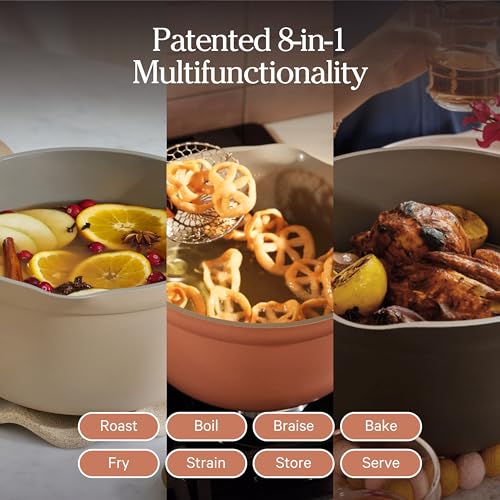 Our Place Perfect Pot, 6.5 Qt Nonstick Ceramic Pot & Dutch Oven with Lid - Image 3