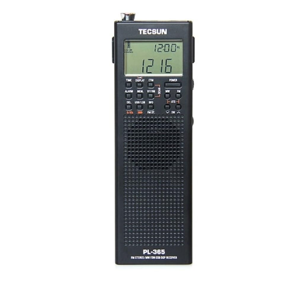 Tecsun PL-368 Odbiornik wielopasmowy PLL DSP (Czarny)