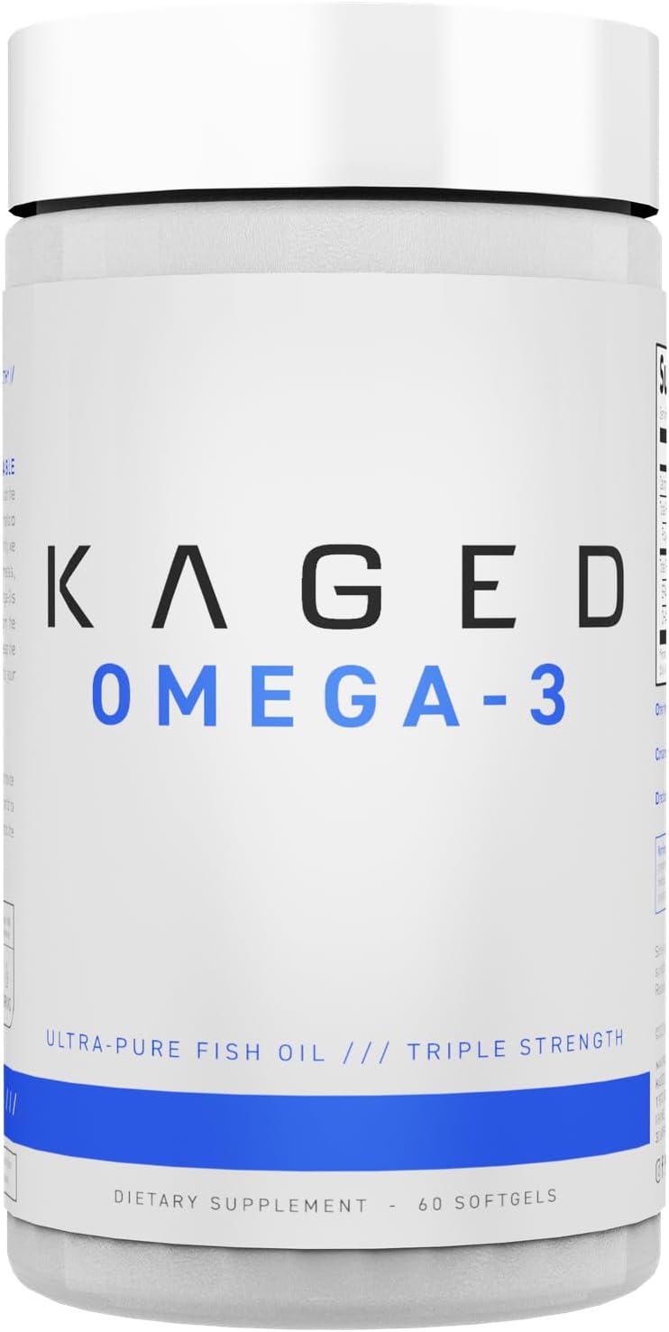 Kaged Omega 3 Fish Oil Supplement 3000mg Omega 3 Fatty
