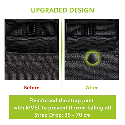 UBAYEE Schoudertas Heren voor iPad Tablet tot 10,5 Inch (25 cm), Tabletvak, Meerdere Vakken, Lichtgewicht, Waterdicht, Klein - Image 6