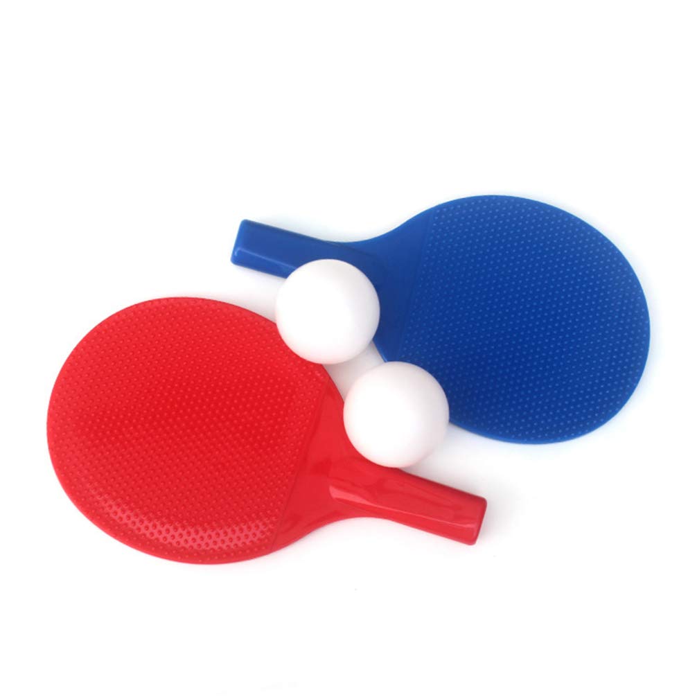 SEWACC 2 Sets Plastic Table Tennis Racket Table Tennis Rackets Table Tennis Paddle Pong Paddles Table Tennis Equipment Pong Racket Desktop Pong
