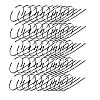 Kabelbinders Roestvrij staal Herbruikbare Metalen Heavy Duty Vergrendeling 50PCS