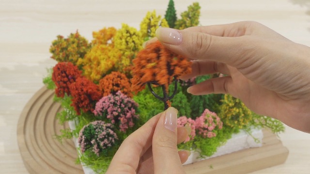 Amazon.com: Canlierr 28 Pcs Miniature Model Trees for Diorama