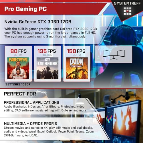 Gaming-PC bis 1000 Euro mit AMD Ryzen 7 5800X und RTX 3060