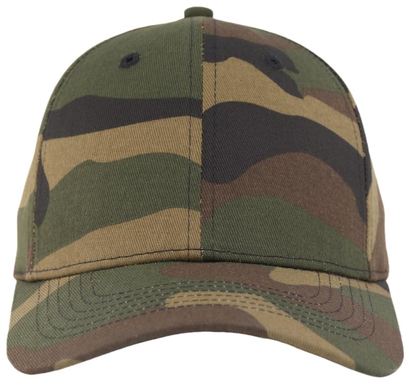 Image of XL XXL Camouflage Big Head Baseball Cap Men Women, Camo Structured Adjustable Cotton Ball Caps, Plain Blank Casual Golf Hats